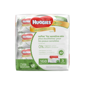 Huggies Natural Care wipes unscented 168-units